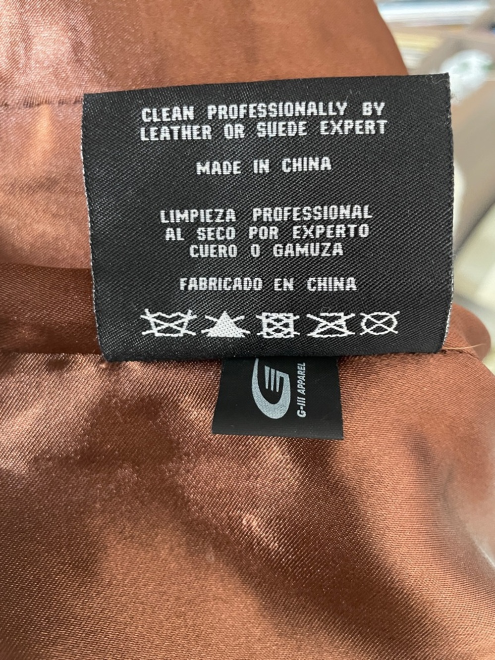 Marc New York Chestnut Brown soft Leather Zip Jacket - Picture 9 of 13